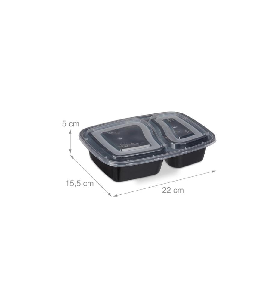 RELAXDAYS - Boîte repas 2 fois 10 pièces