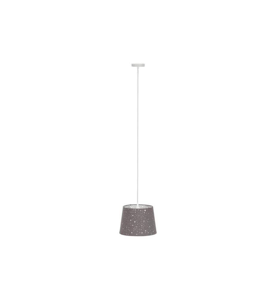 RELAXDAYS - Lampe suspendue Étoiles Gris