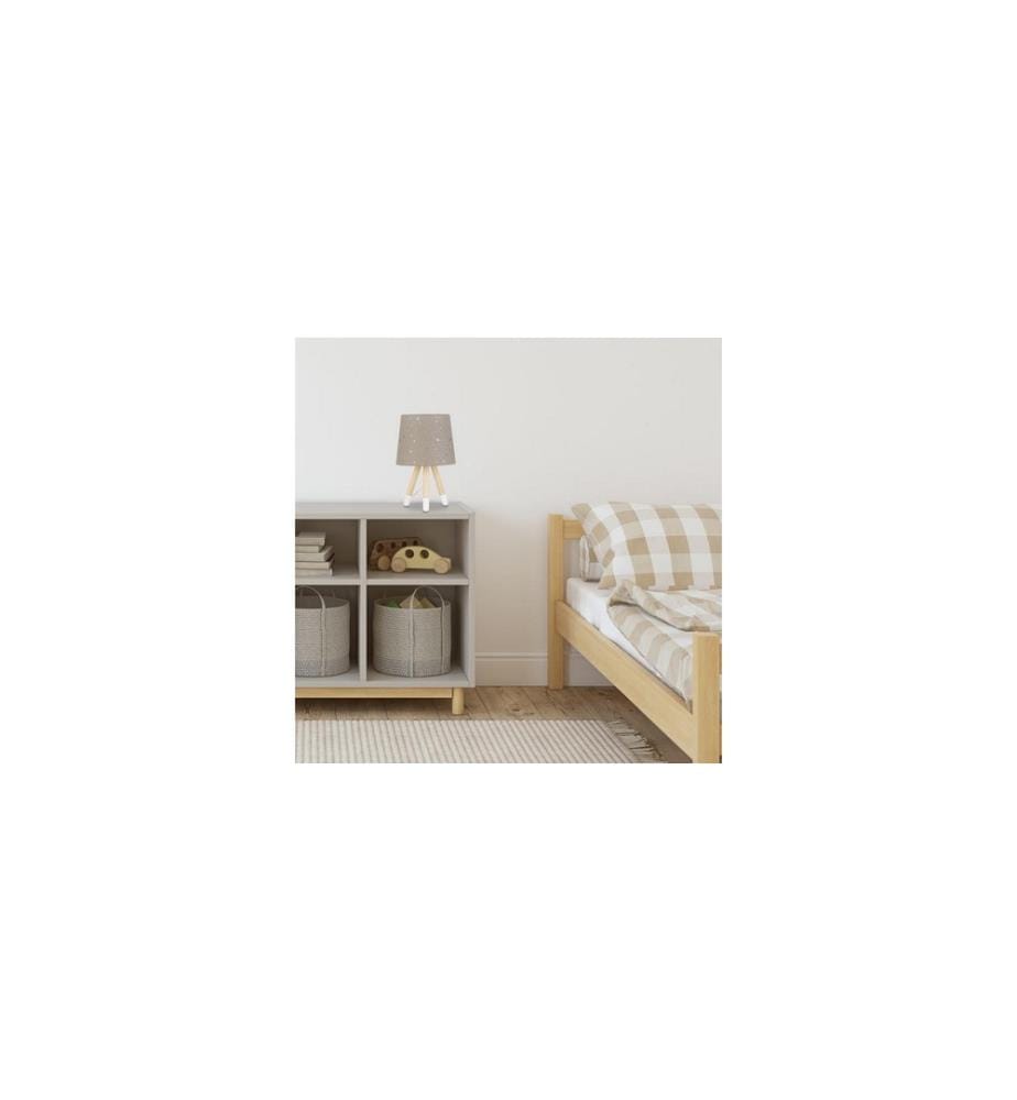 RELAXDAYS - Lampe de table Étoiles Gris