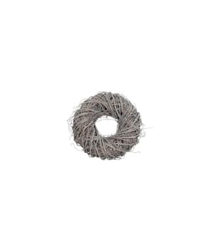 COCON - Couronne en bois, blanc/gris