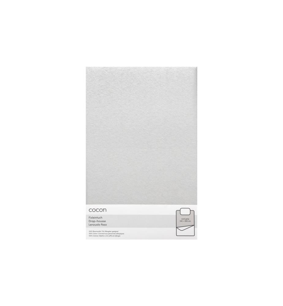 COCON - Fixleintuch 140-160 x 200 cm, Hellgrau