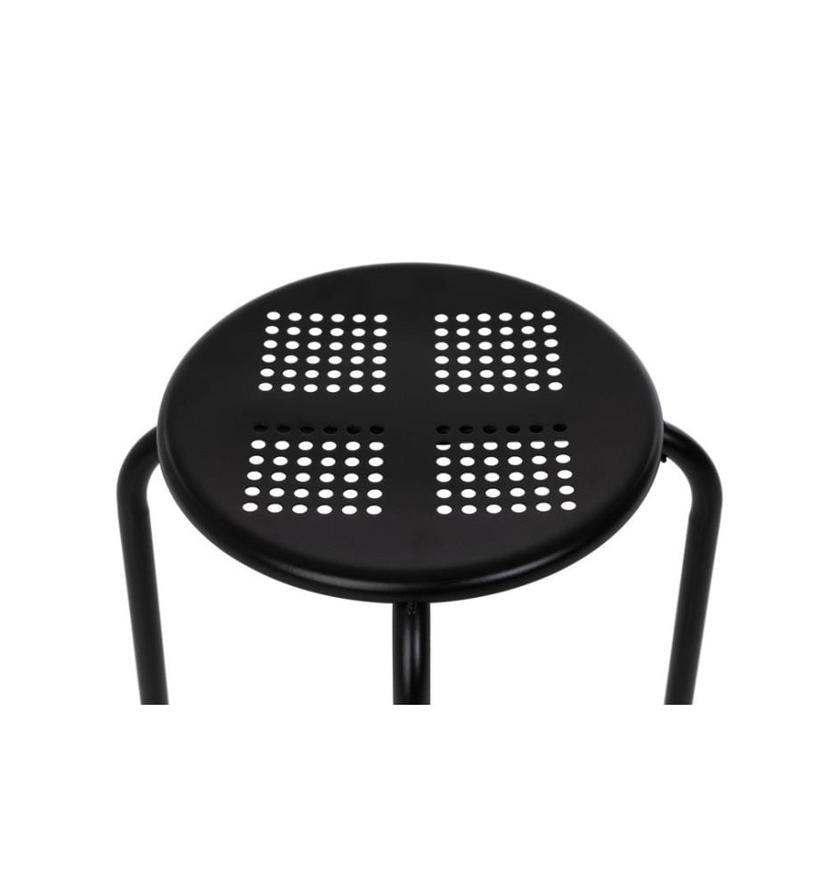 COCON - Tabouret Métal, Noir