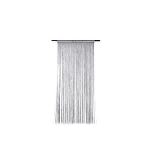 COCON - Fadenvorhang 90 cm x 200 cm, Grau