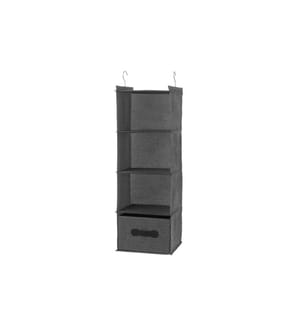 COCON - Étagère avec 4 compartiments de rangement, gris