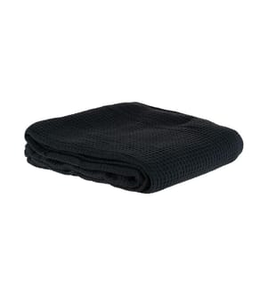 COCON - Couverture Chiffon gaufré 150 x 200 cm, anthracite