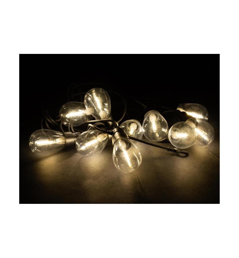 COCON - Guirlande lumineuse LED Ampoules solaires, 6.5 m