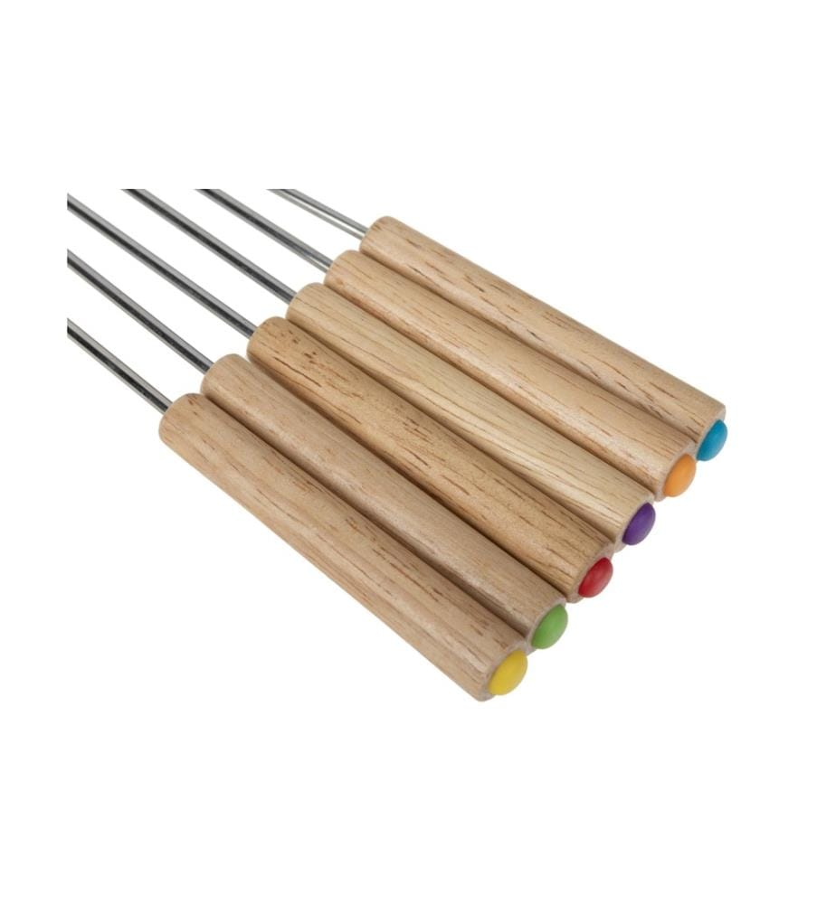 COCON - Fleischfonduegabel Holz 6 Personen