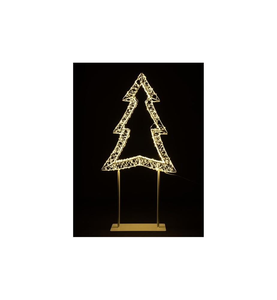 COCON - Sapin de Noël LED 3D, métal, petit
