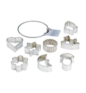 Ausstechformen Weihnachten, mittelgrosser Ring, 8 tlg.