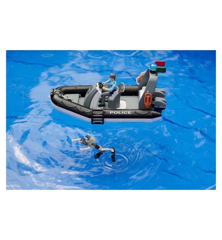 Bruder Spielwaren - Bateau pneumatique de la police
