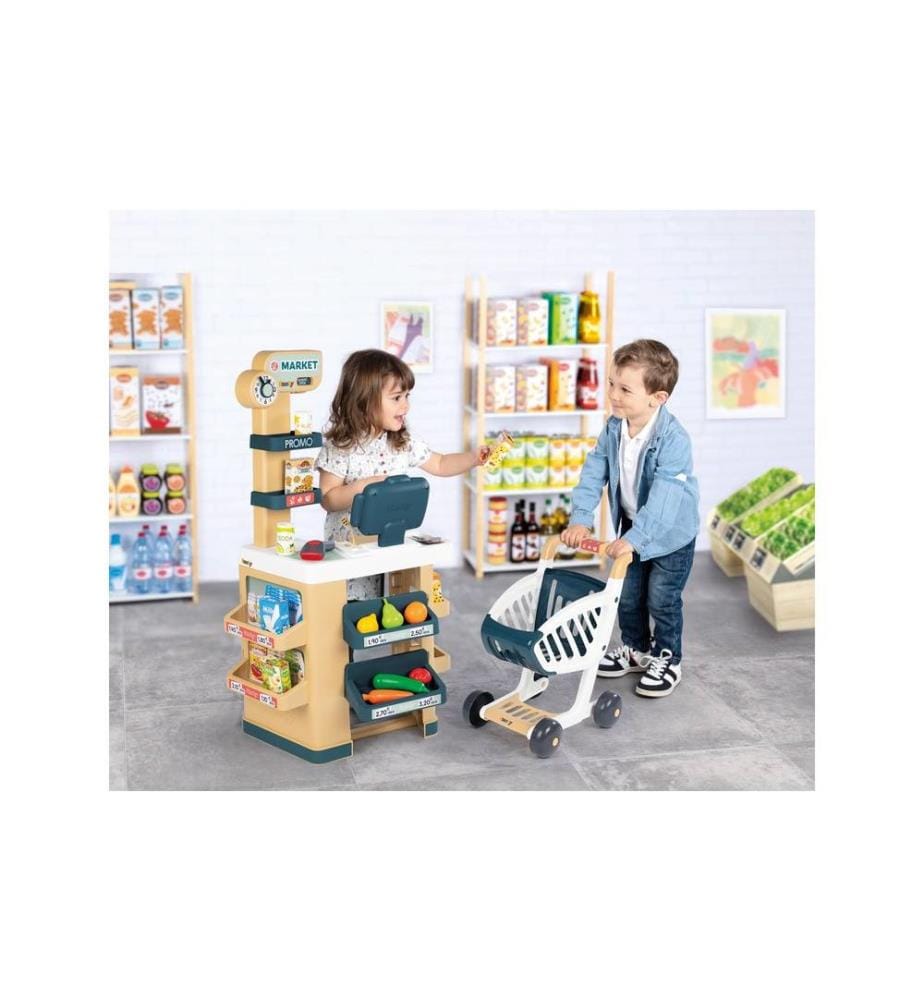 SMOBY - City-Markt avec chariot