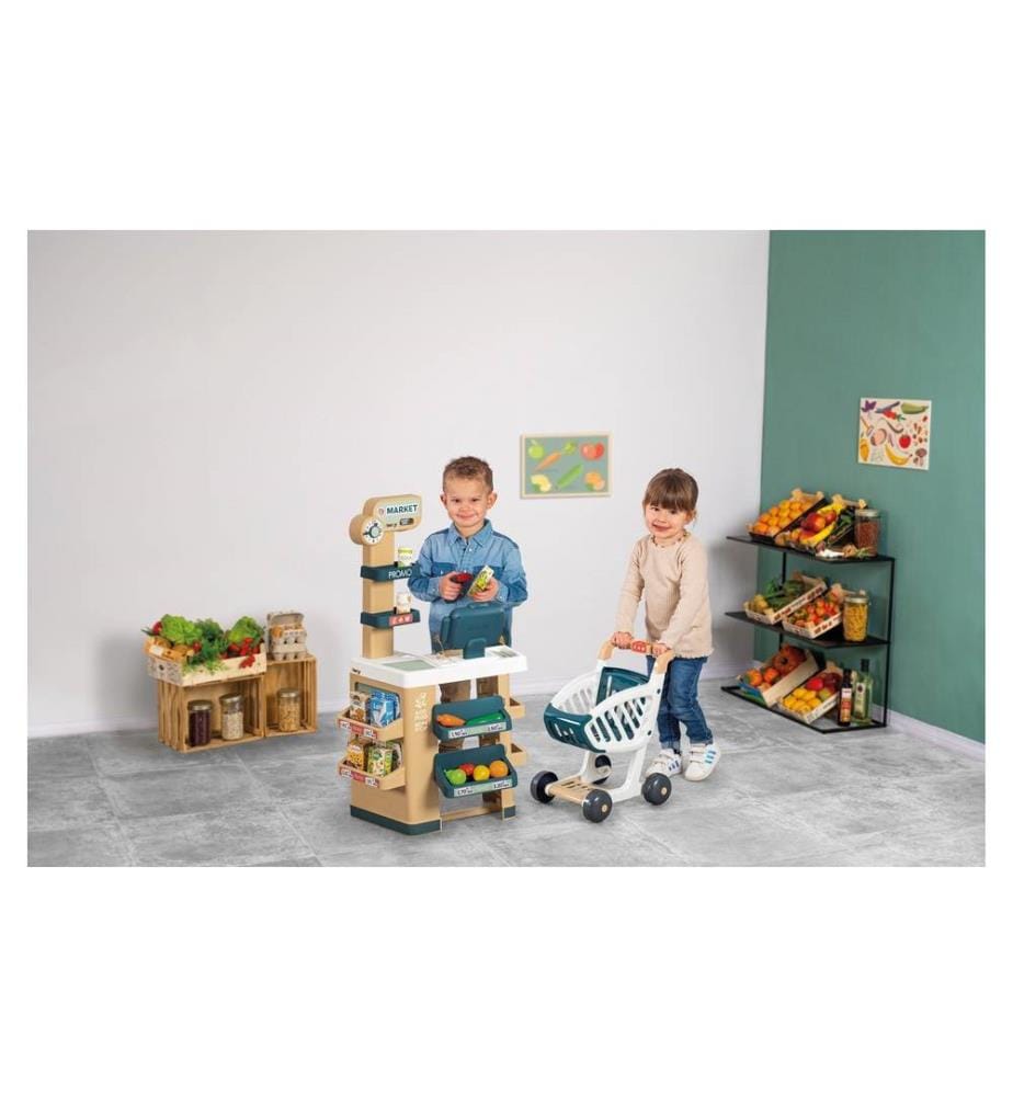 SMOBY - City-Markt avec chariot