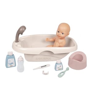 SMOBY - Baby Nurse Set Baignoire et accessoires