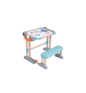 SMOBY - Bureau en bois 2 en 1