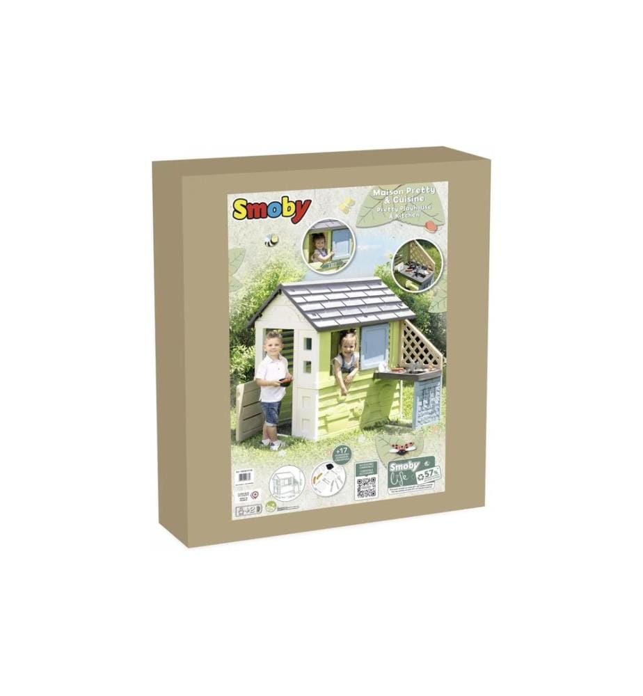SMOBY - Spielhaus Life Pretty mit Küche