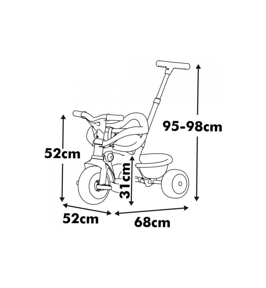 SMOBY - Tricycle Confort Be Fun Menthe