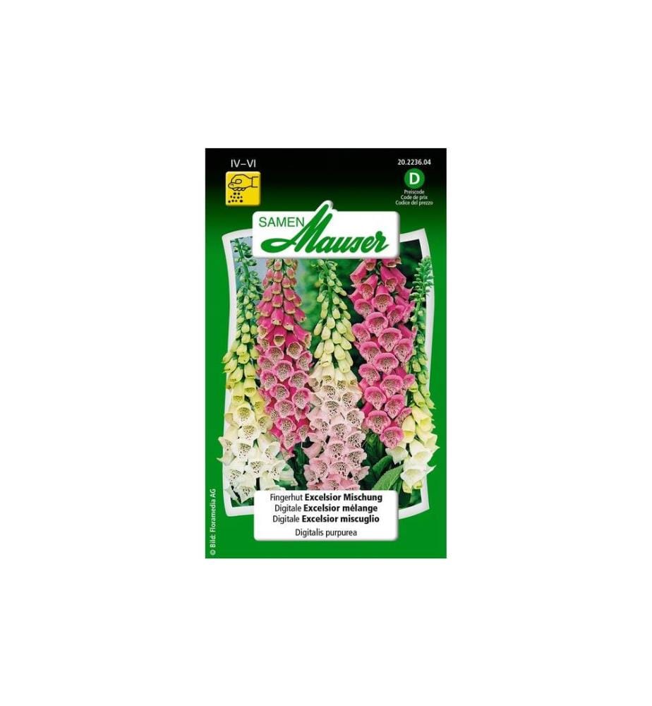 Samen Mauser - Semence Foxglove Excelsior Mixture