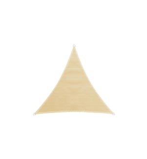 WINDHAGER - Sonnensegel Capri, 4 m, Eckig, Champagner