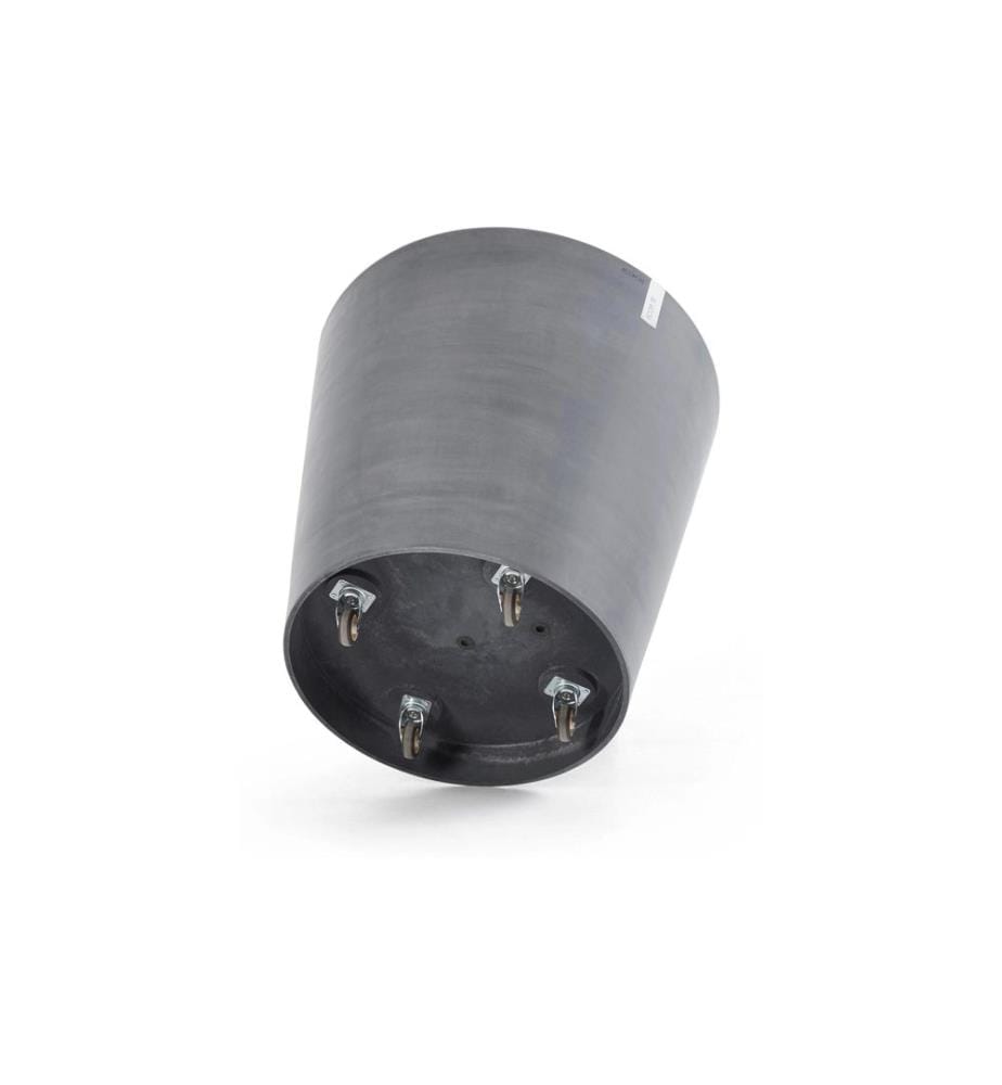 ECOPOTS - Pot de fleur Amsterdam Wheels Ø 60 cm Grey