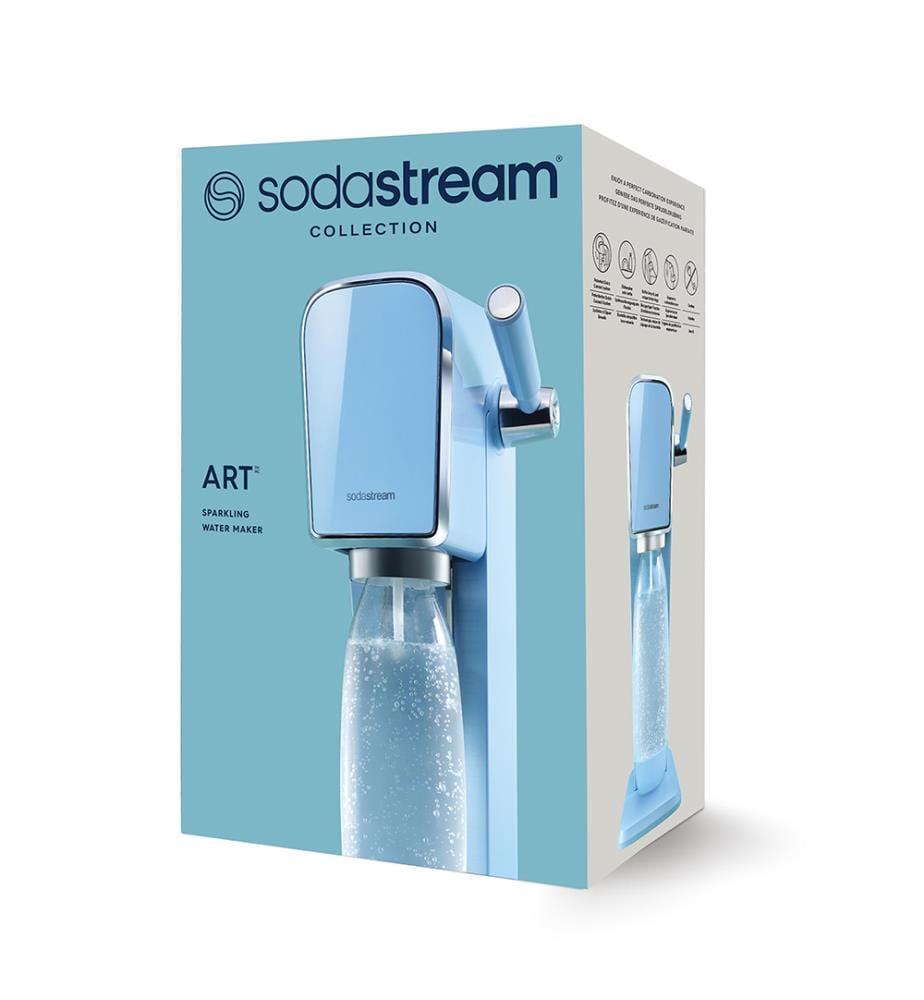 Machine à Gazéifier ART™ avec Cylindre Quick Connect 60 L et Bouteille Fuse 1 L - Misty Blue