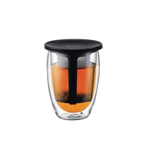 BODUM - Tasse à thé Tea for one 350 ml, 1 Pièce/s, Noir