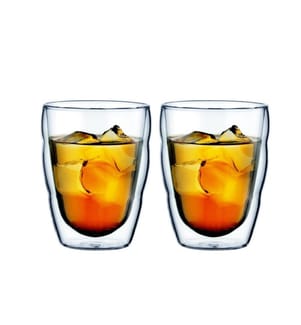 BODUM - Gobelet isotherme Pilatus 250 ml, 2 Pièce/s, Transparent