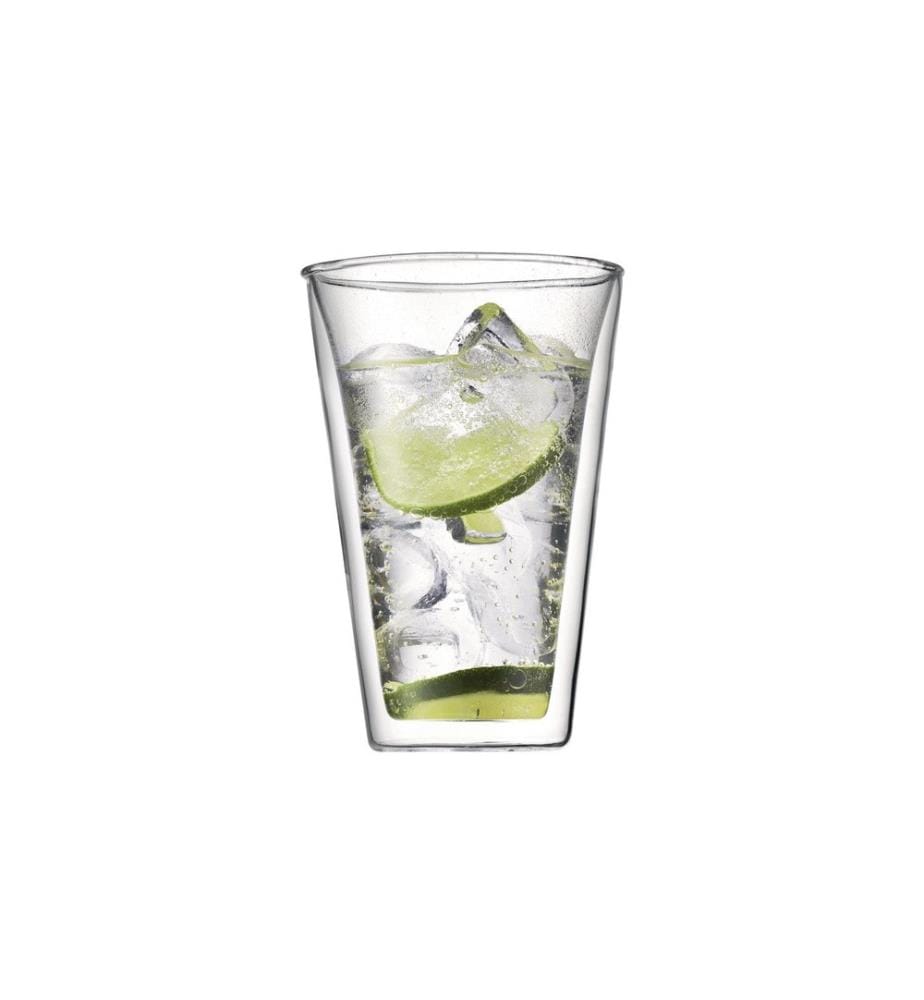 BODUM - Gobelet isotherme Canteen 400 ml, 2 Pièce/s, Transparent