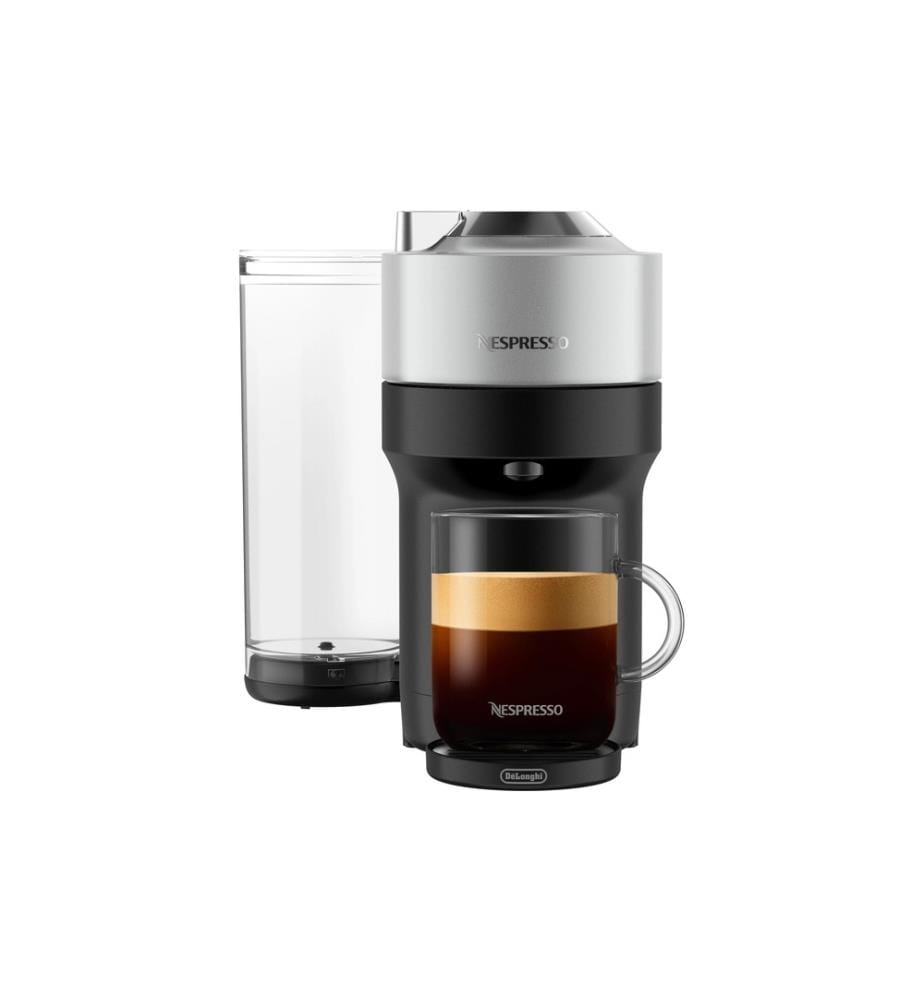 De'Longhi Kaffeemaschine Nespresso Vertuo Pop+ Silber