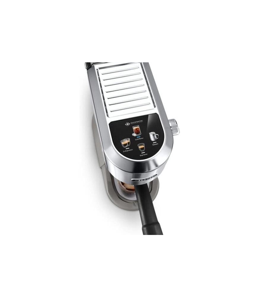 De'Longhi Siebträgermaschine Dedica Duo EC890.M Silber