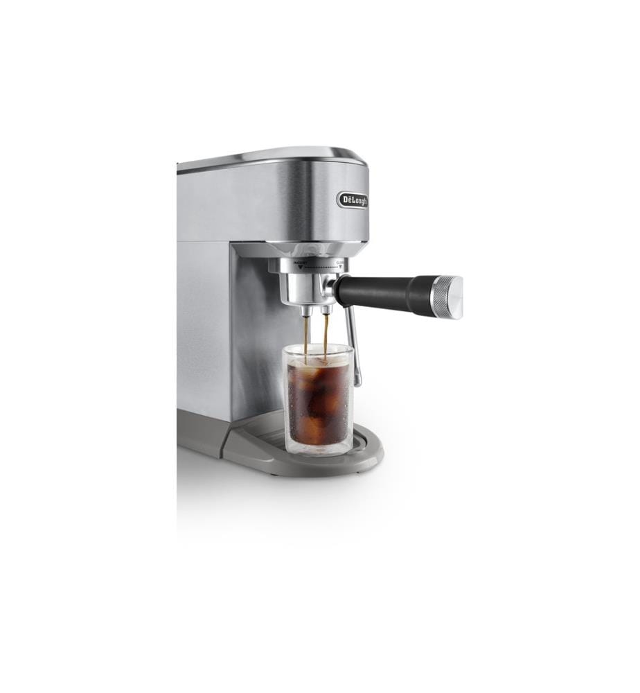 De'Longhi Siebträgermaschine Dedica Duo EC890.M Silber