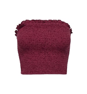 Crop-Top - Bordeaux