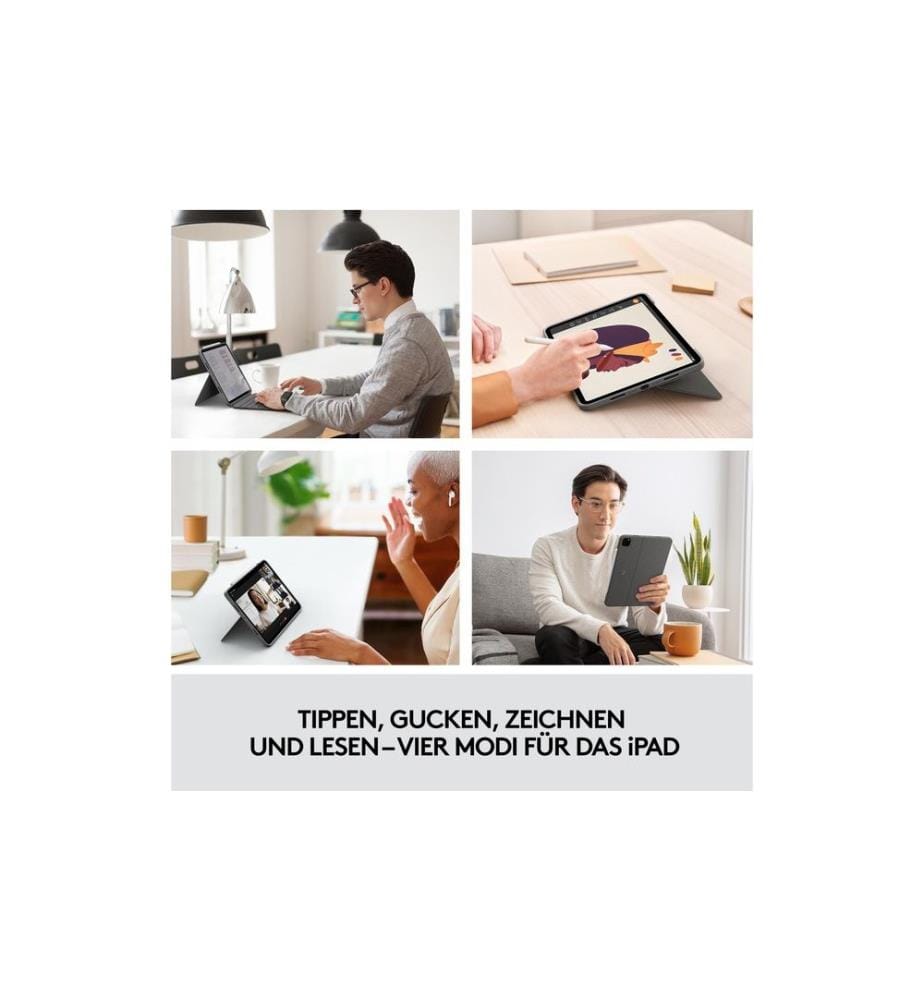 LOGITECH - Tablet Tastatur Cover Combo Touch iPad Pro 11 1.-4. Gen