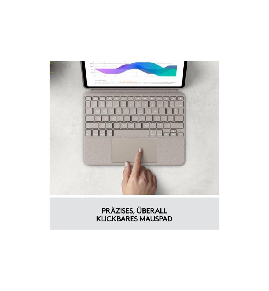 LOGITECH - Tablet Tastatur Cover Combo Touch iPad Pro 11 1.-4. Gen