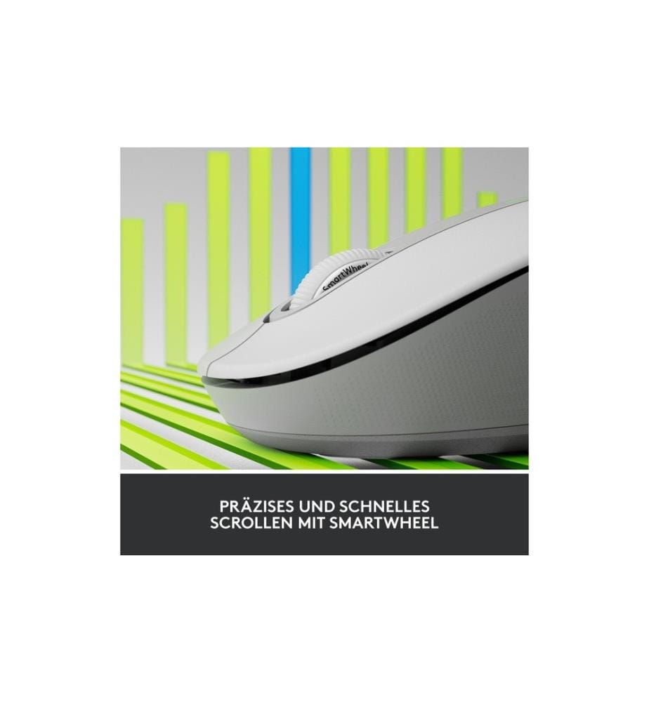 LOGITECH - Maus Signature M650 L left Weiss