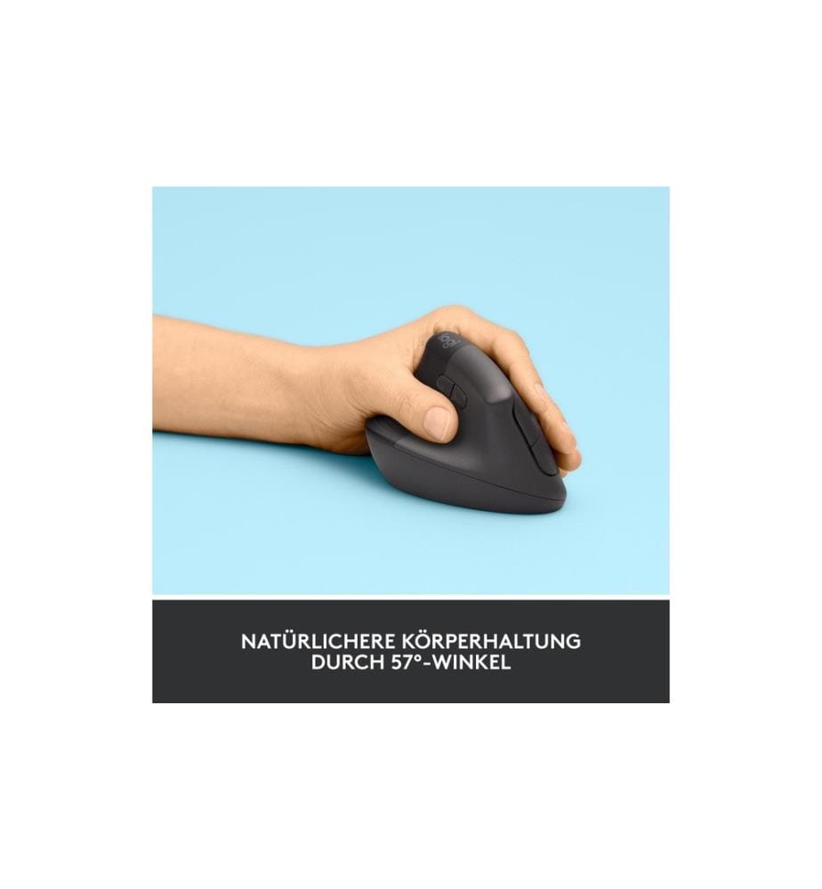 LOGITECH - Ergonomische Maus Lift Left Graphite