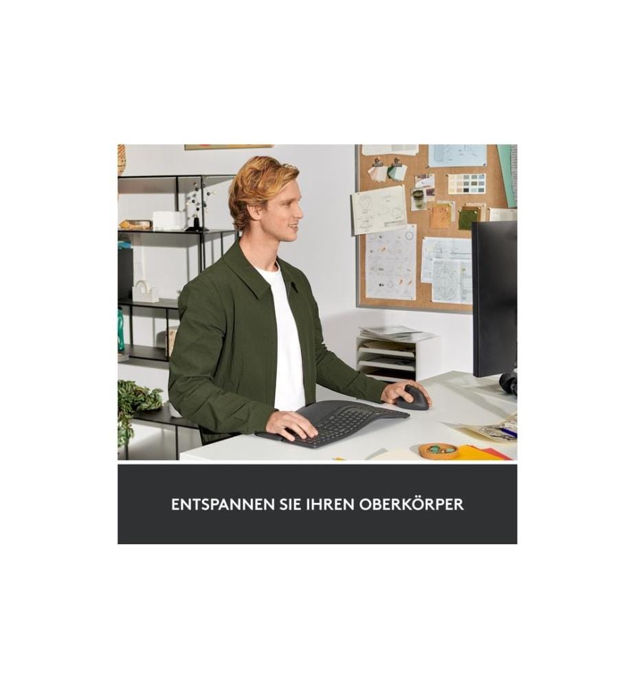LOGITECH - Ergonomische Maus Lift Left Graphite
