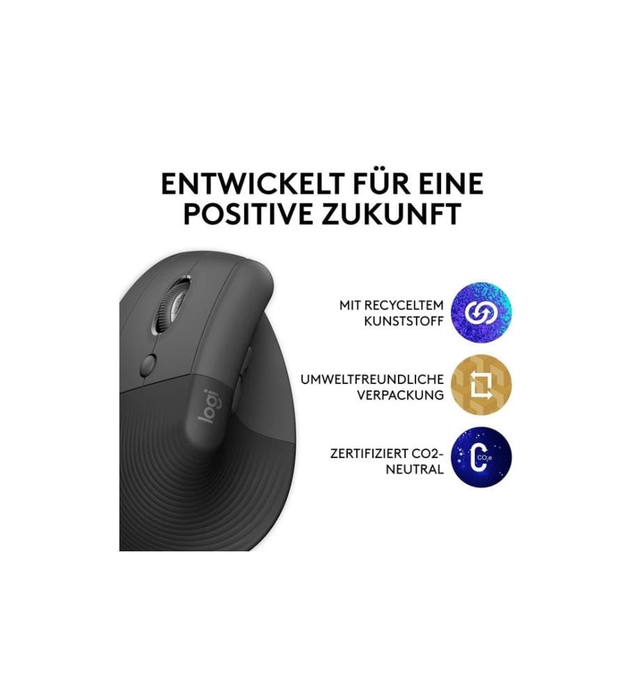 LOGITECH - Ergonomische Maus Lift Left Graphite