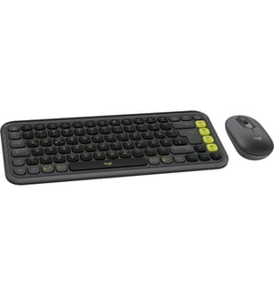LOGITECH - Tastatur-Maus-Set POP Icon Combo Graphite