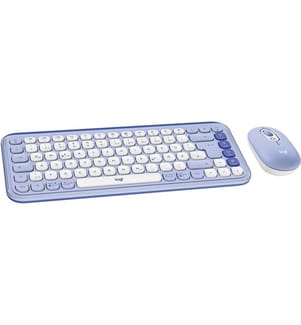 LOGITECH - Tastatur-Maus-Set POP Icon Combo Lilac