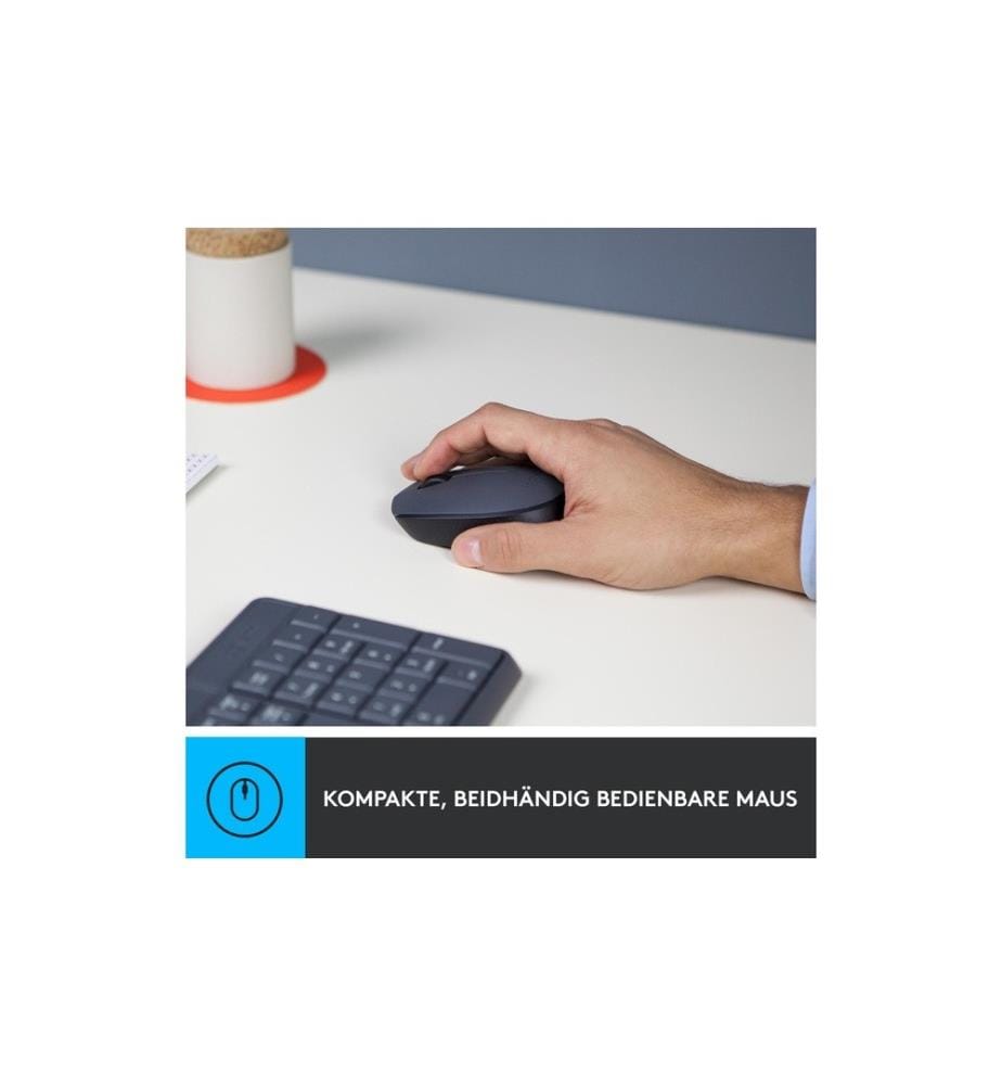 LOGITECH - Ensemble clavier-souris MK235