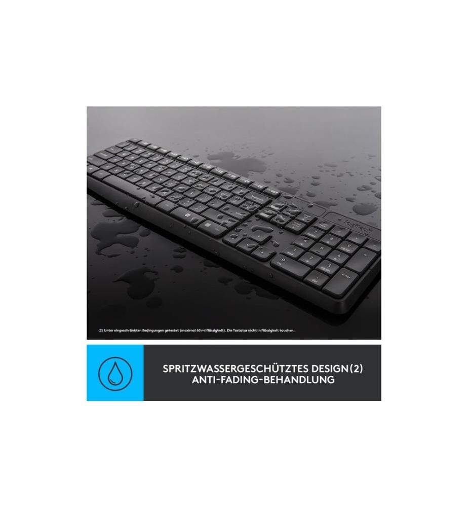 LOGITECH - Ensemble clavier-souris MK235