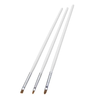 Set de 3 pinceaux Essentials - Blanc