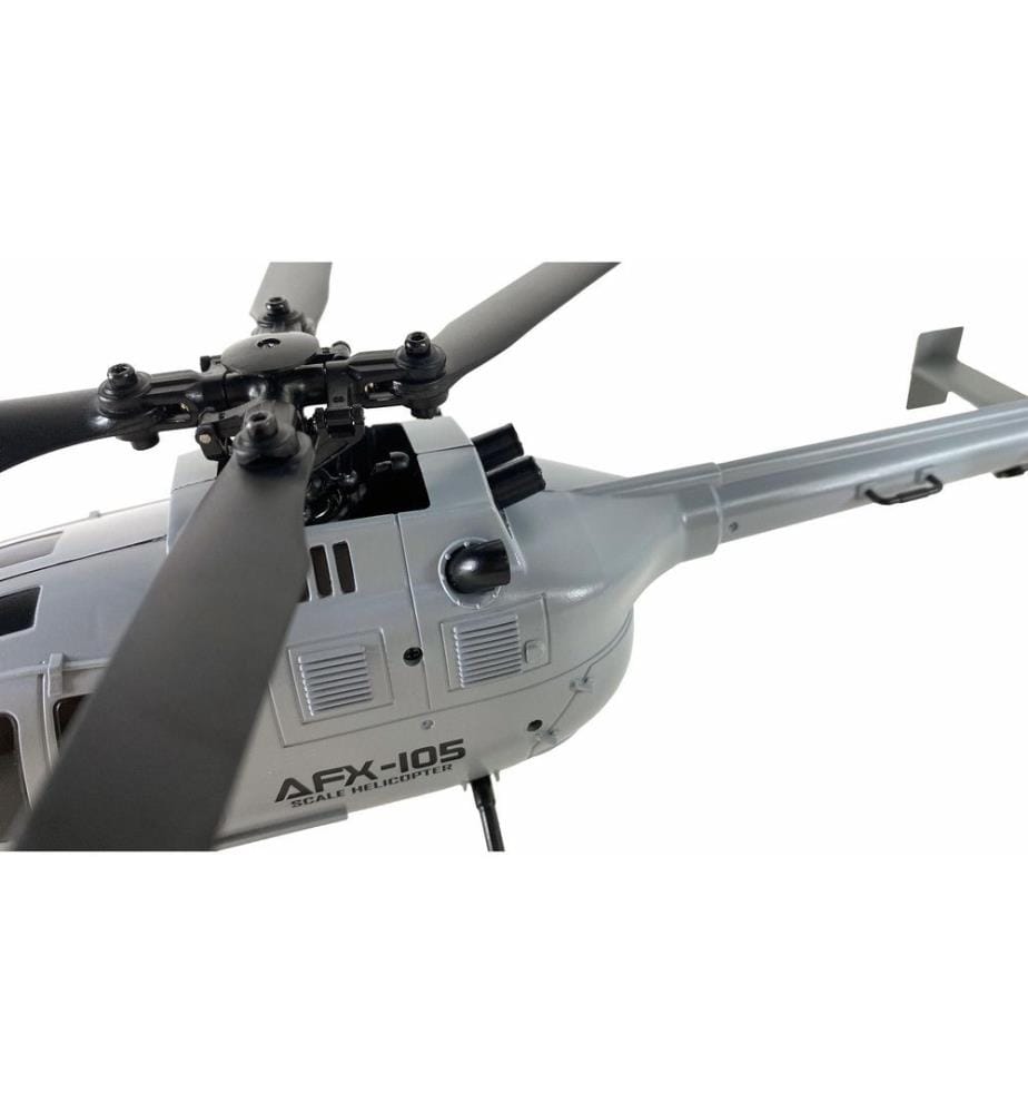 AMEWI - Hélicoptère AFX-105 gris, 4 canaux RTF
