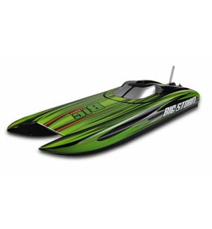 AMEWI - Bateau à moteur Catamaran de course Big Storm Brushless ARTR