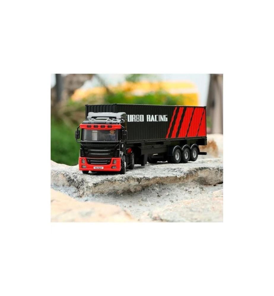 Turbo Racing - Camion C50 avec remorque Noir, 1:76, RTR