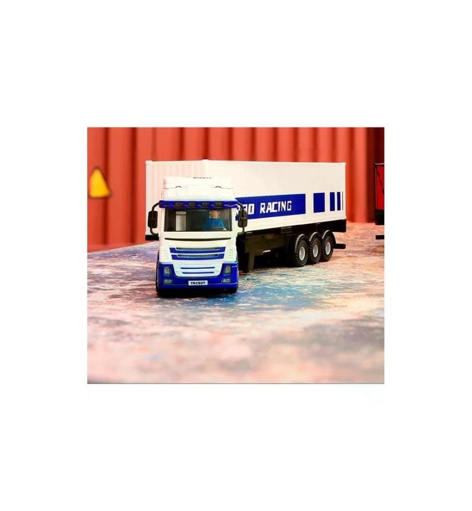 Turbo Racing - Camion C50 avec remorque Blanc, 1:76, RTR