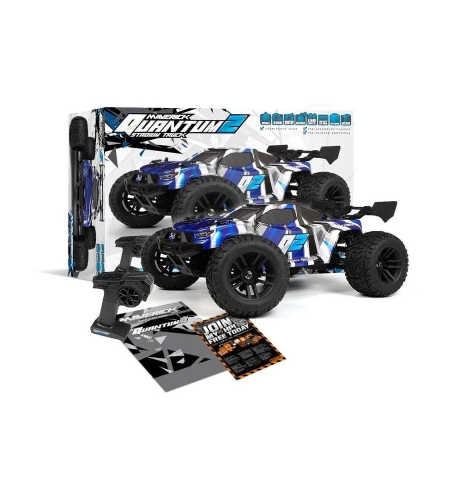 MAVERICK - Stadium Truck Quantum2 XT Blau, 1:10