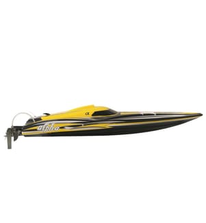 AMEWI - Bateau à moteur ALPHA 4-6S Jaune ARTR