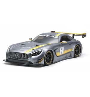 Tamiya - Voiture de tourisme Mercedes AMG GT3 (TT-02) kit de construction