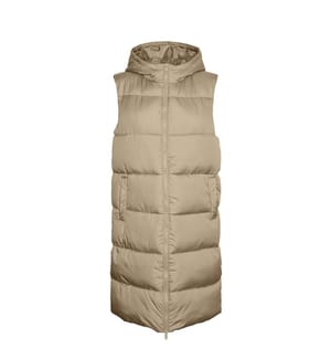 Doudoune sans Manches - Beige